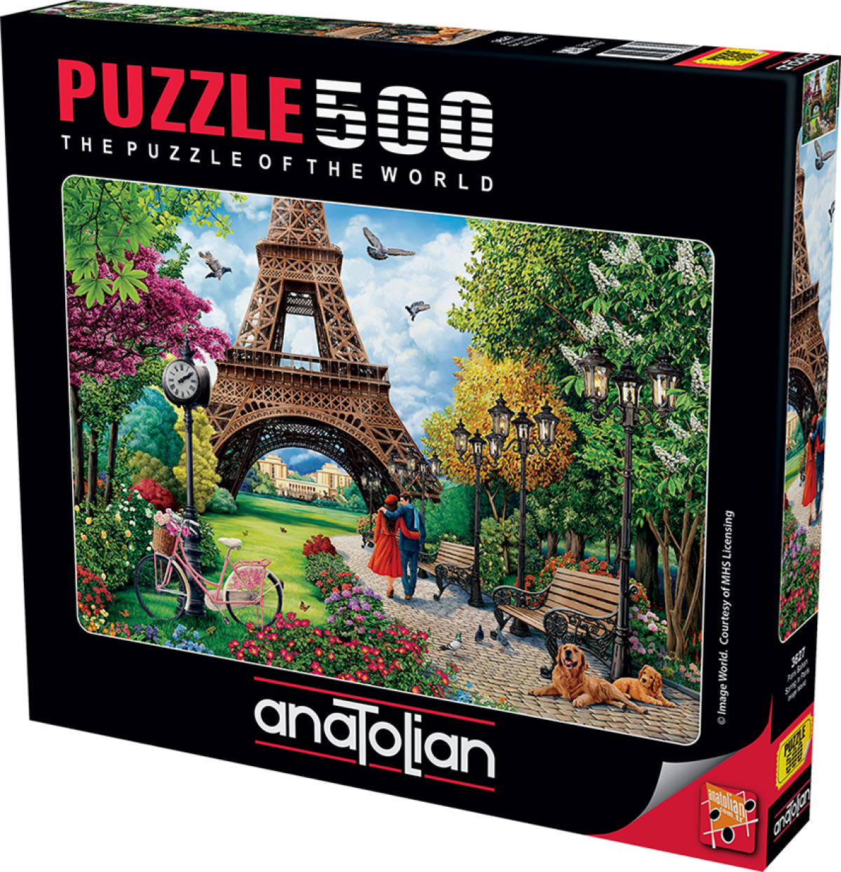 Anatolian Puzzle Spring In Paris Design 500pcs #3627.