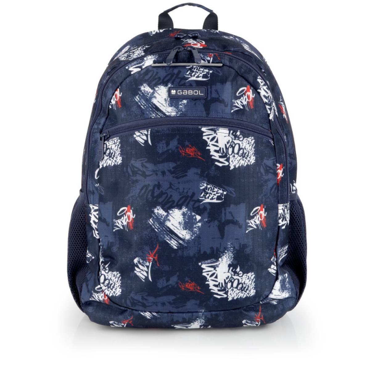 Gabol School Backpack 2 Parts Dash 34x46x20cm#238796/2026 Navy Blue.