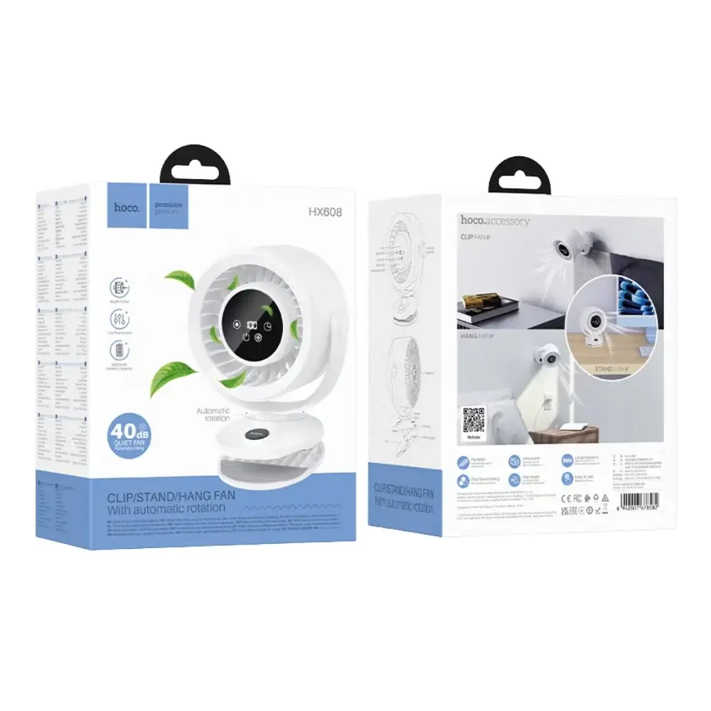 Hoco HX608 Clip-On Fan