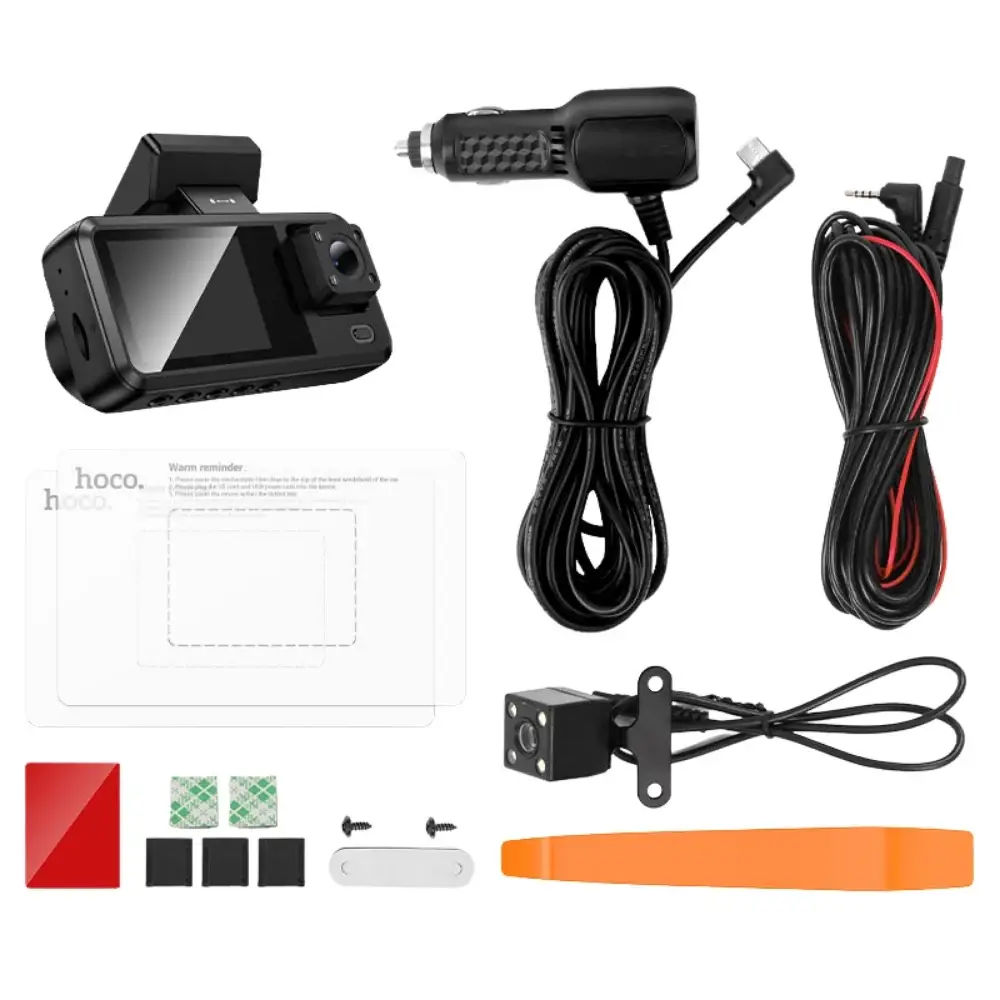 Hoco DV15 Tri-Channel Dash Cam