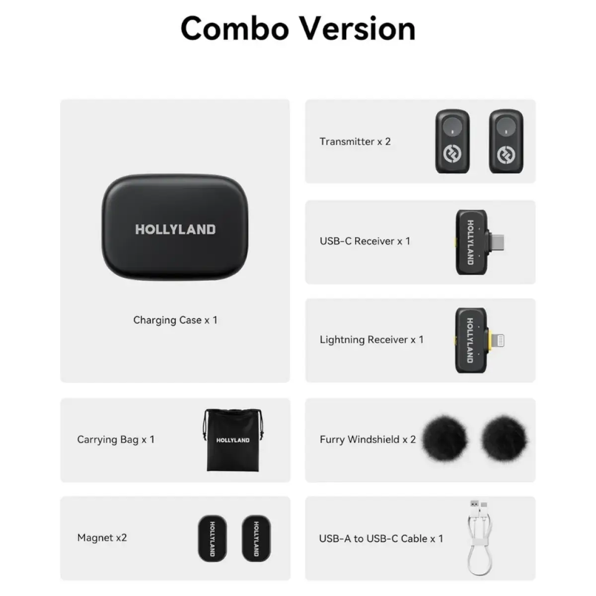 Hollyland Lark A1 Combo Wireless Microphone