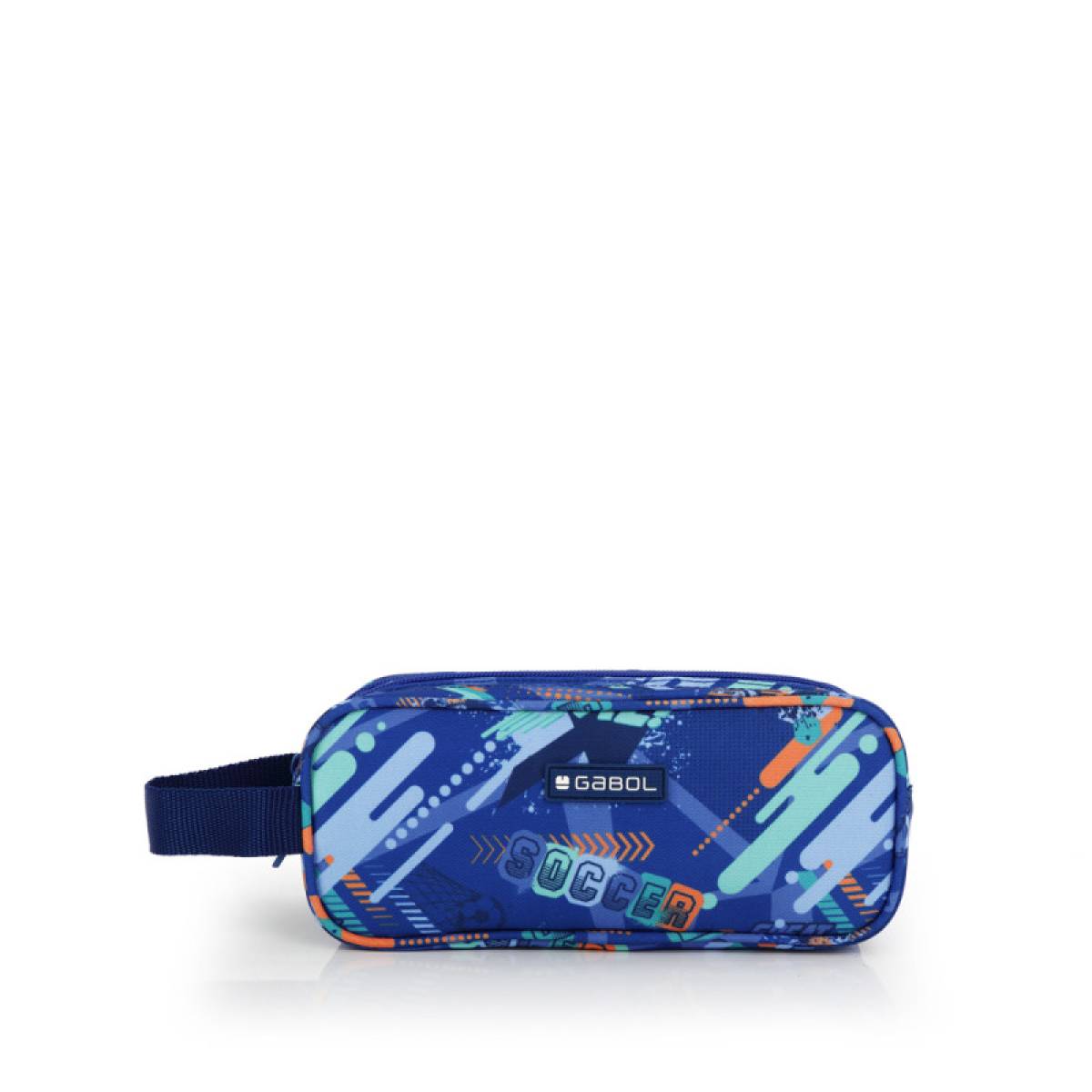 Gabol School Pencil Case 3 Parts Crew 22x9x9cm#238411/2026 Blue.