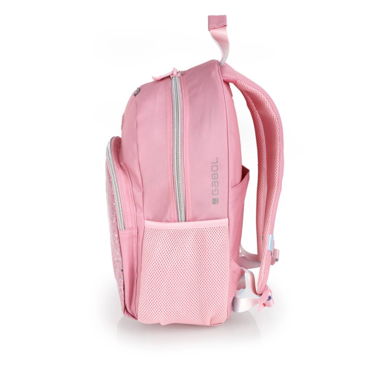 Gabol School Backpack 1 Parts Glam 31x41x16cm#237606/2026 Pink.