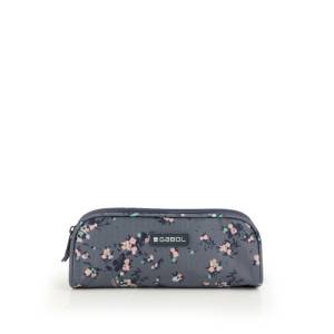 Gabol School Pencil Case 2 Parts Secret 22x8x6cm#238031/2026 Grey.