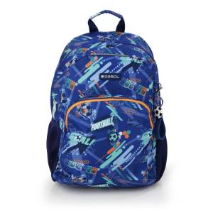 Gabol School Backpack 1 Parts Crew 31x41x16cm#238406/2026 Blue.