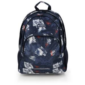 Gabol School Backpack 3 Parts Dash 32x44x18cm#238740/2026 Navy Blue.