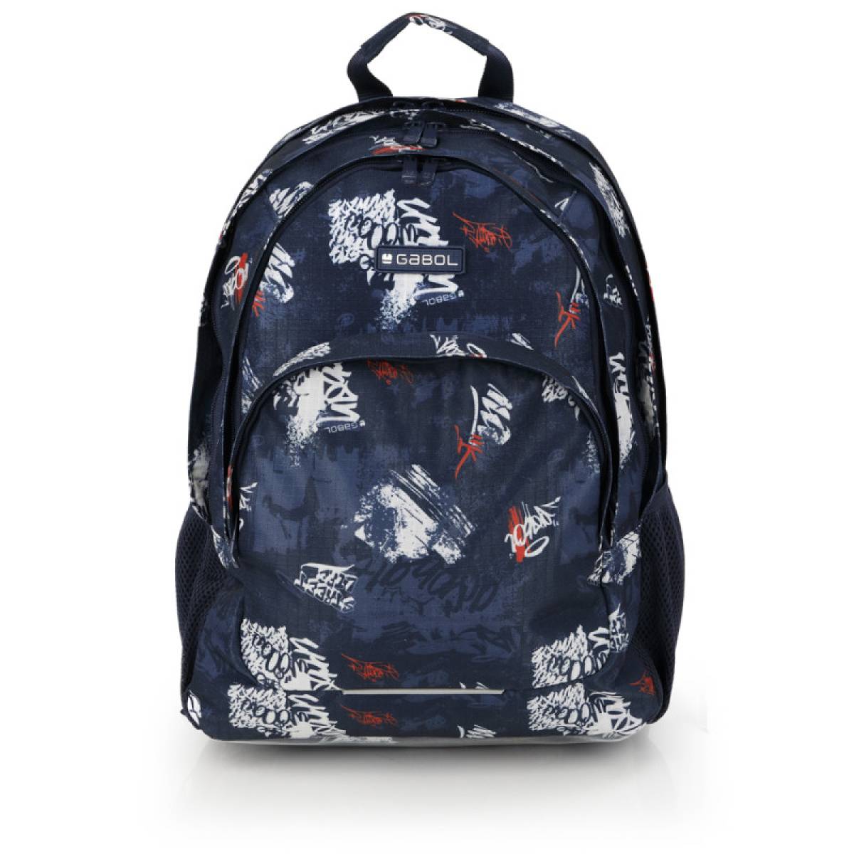 Gabol School Backpack 3 Parts Dash 32x44x18cm#238740/2026 Navy Blue.