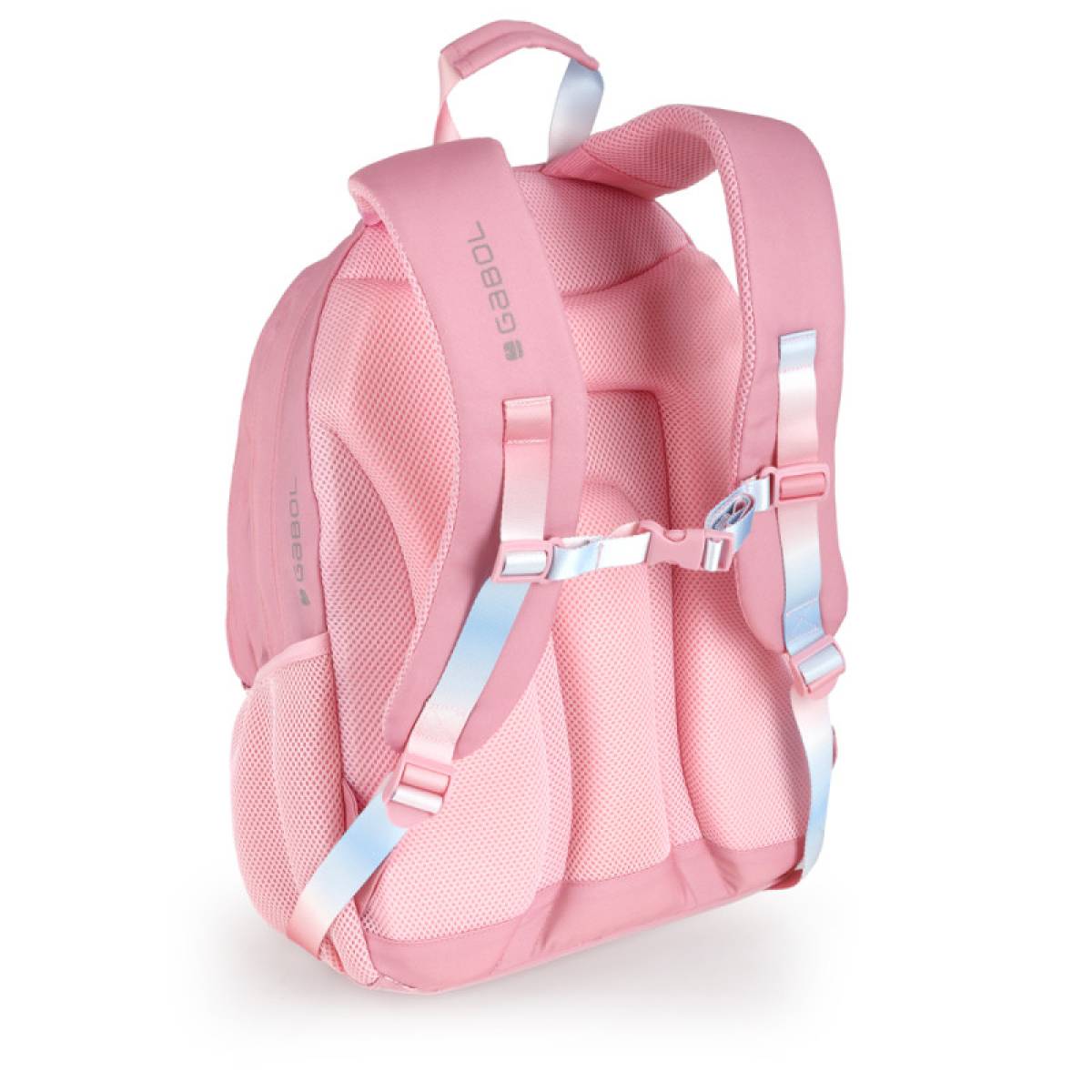 Gabol School Backpack 3 Parts Glam 32x44x18cm#237640/2026 Pink Purple.