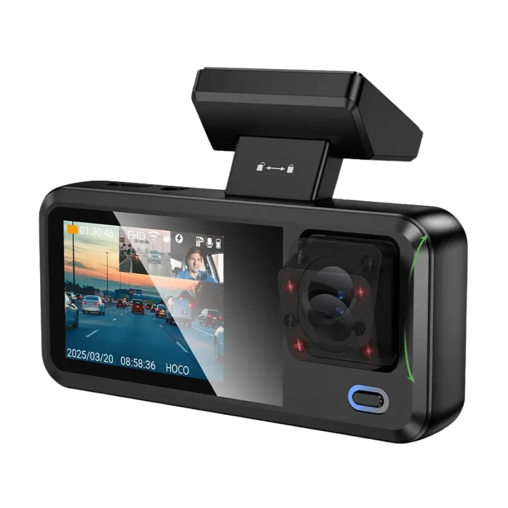 Hoco DV15 Tri-Channel Dash Cam