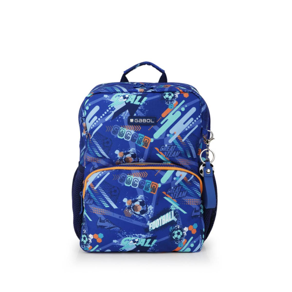 Gabol School Small Backpack 1 Parts Crew 25x33x12cm#238421/2026 Blue.