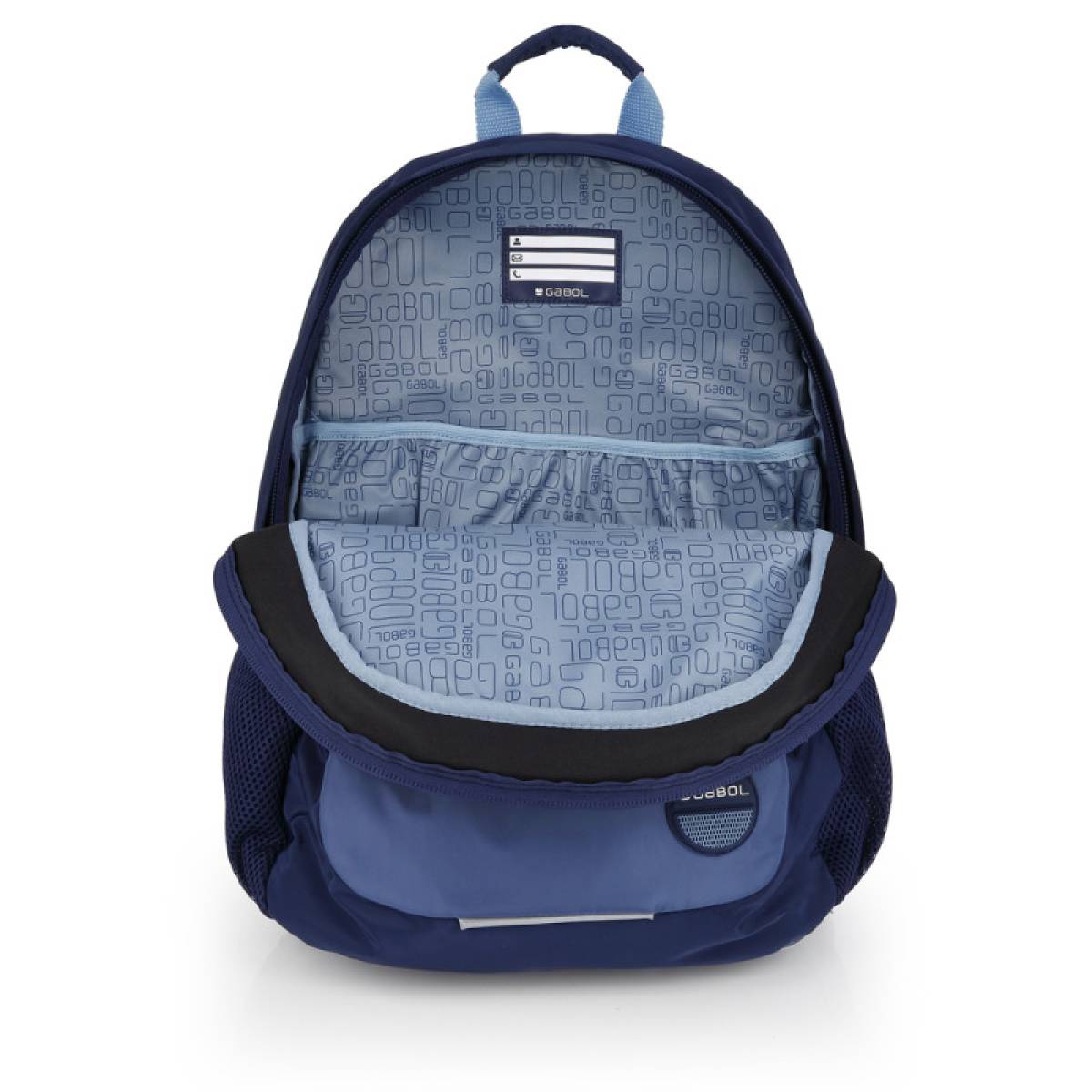 Gabol School Backpack 3 Parts Whisper 32x44x18cm #238140-046 Navy Blue