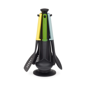 Joseph Joseph  Duo 5-Piece Utensil Set with Storage Stand