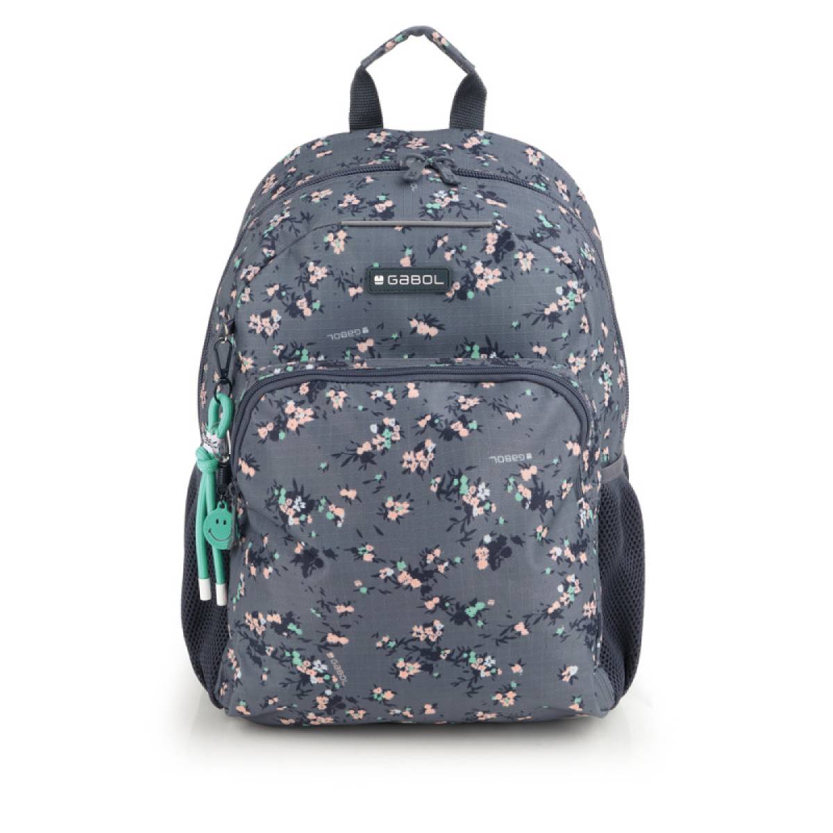 Gabol School Backpack 1 Parts Secret 31x41x16cm#238006/2026 Grey.