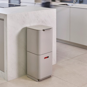 Totem Compact Waste & Recycling Bin, 40l, Stone