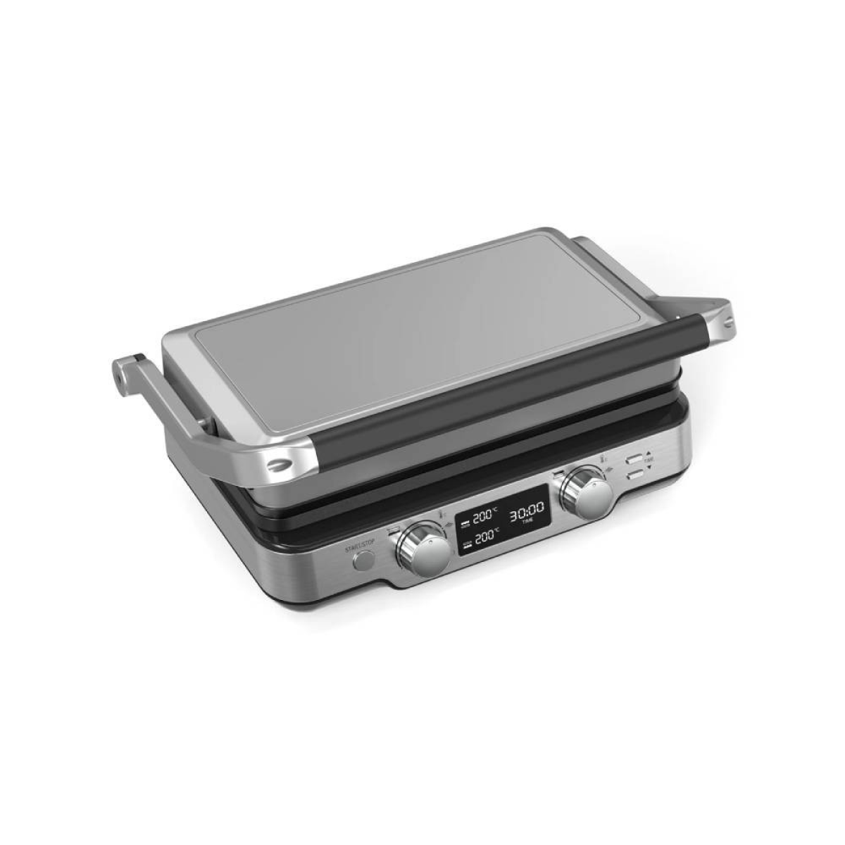Superchef Contact Grill 2000w Non Stick Stainless Steel