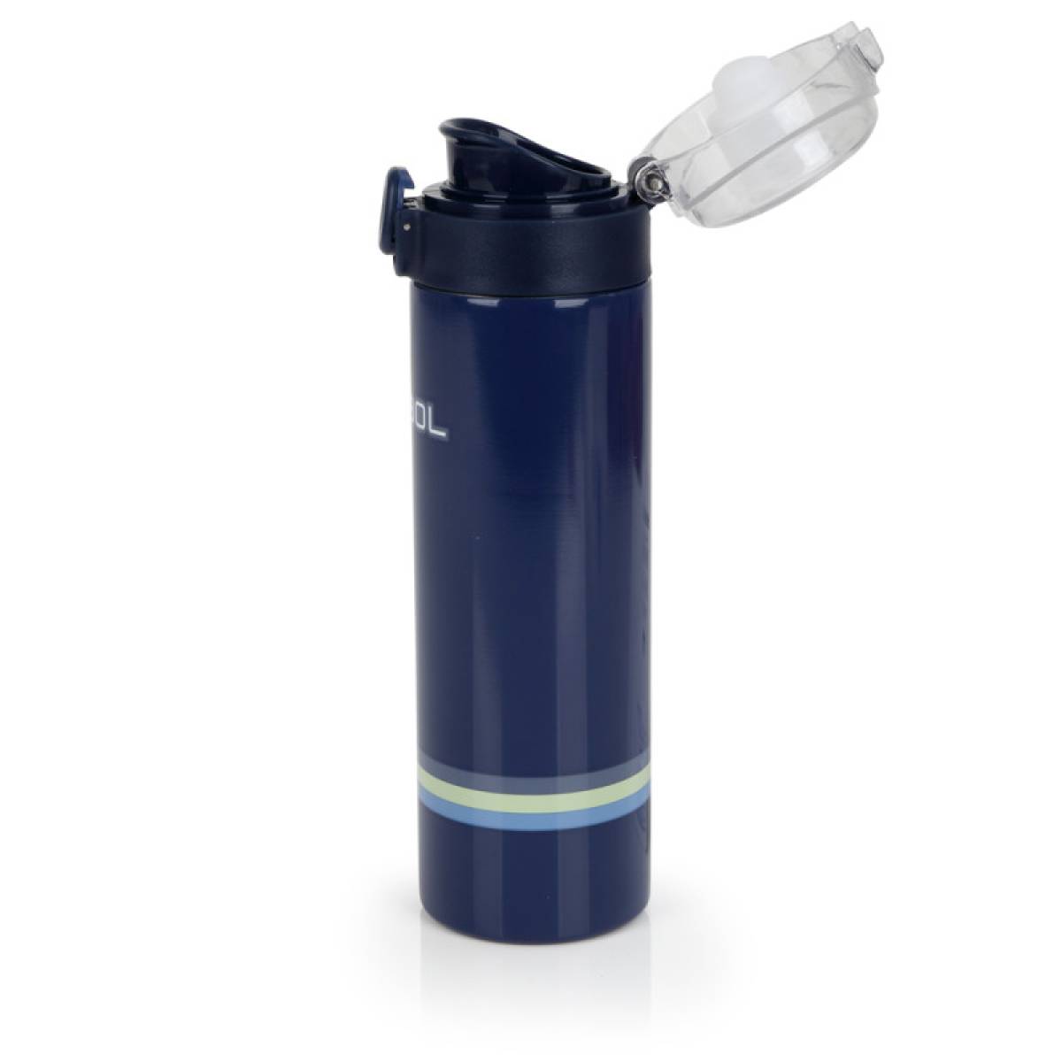 Gabol School Stainless Steel Bottle Whisper 6.5x22.5x6.5cm 600ml #238152/2026 Navy Blue