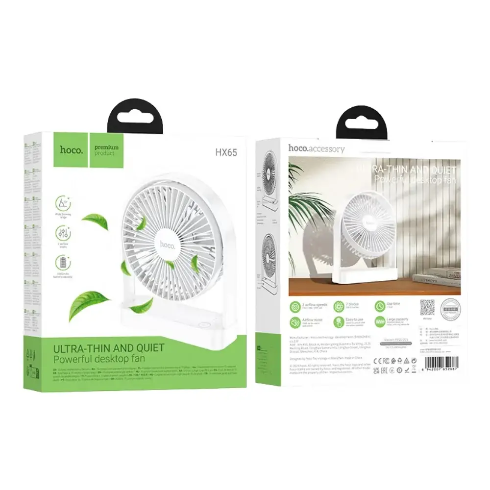 Hoco Portable Fan HX65 Desktop