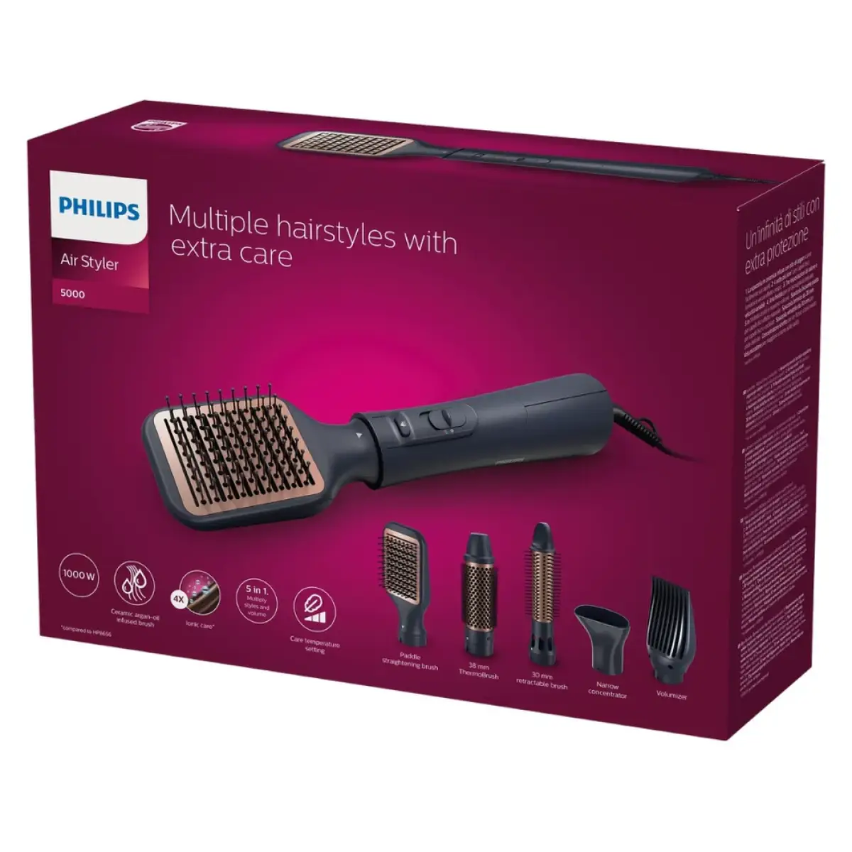 Philips 5000 Series Air Styler with Attachments
