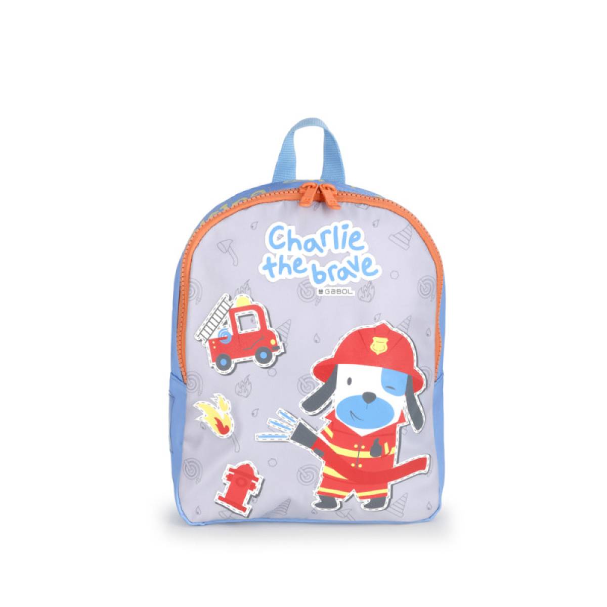 Gabol School Backpack Small 1 Part Lily Staff 25x31x11cm#237360/2026 Blue.
