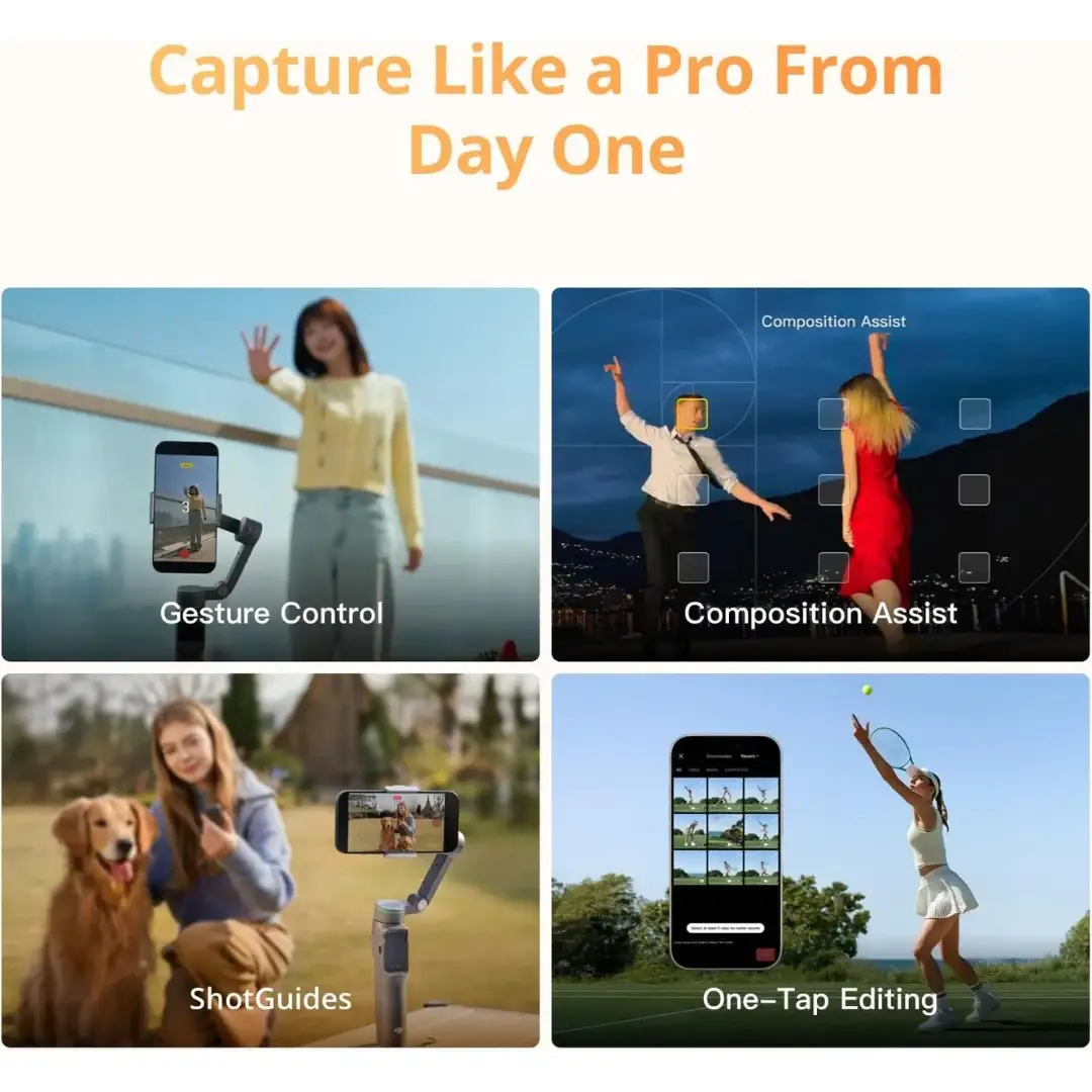 DJI Osmo Mobile 8P Gimbal Advanced Tracking Combo