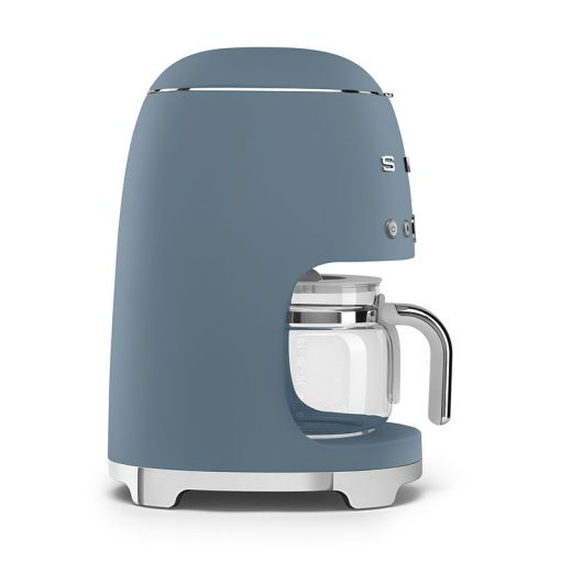 Smeg Drip Coffee Machine 1.4L Storm Blue Matt