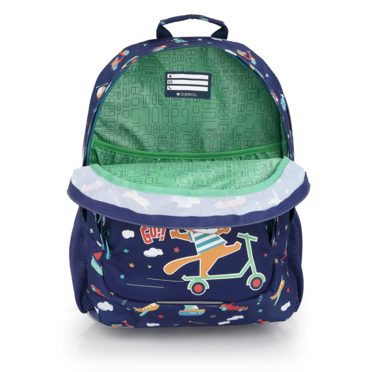 Gabol School Backpack 3 Parts Speedy 32x44x18cm#238240/2026 Navy Blue.