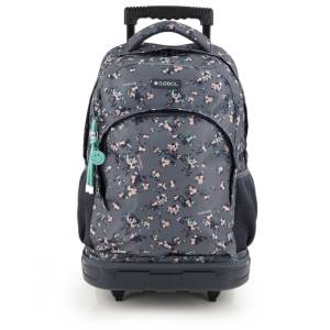 Gabol School Detachable Trolley Backpack Secret 34x46x20cm#238084/2026 Grey.