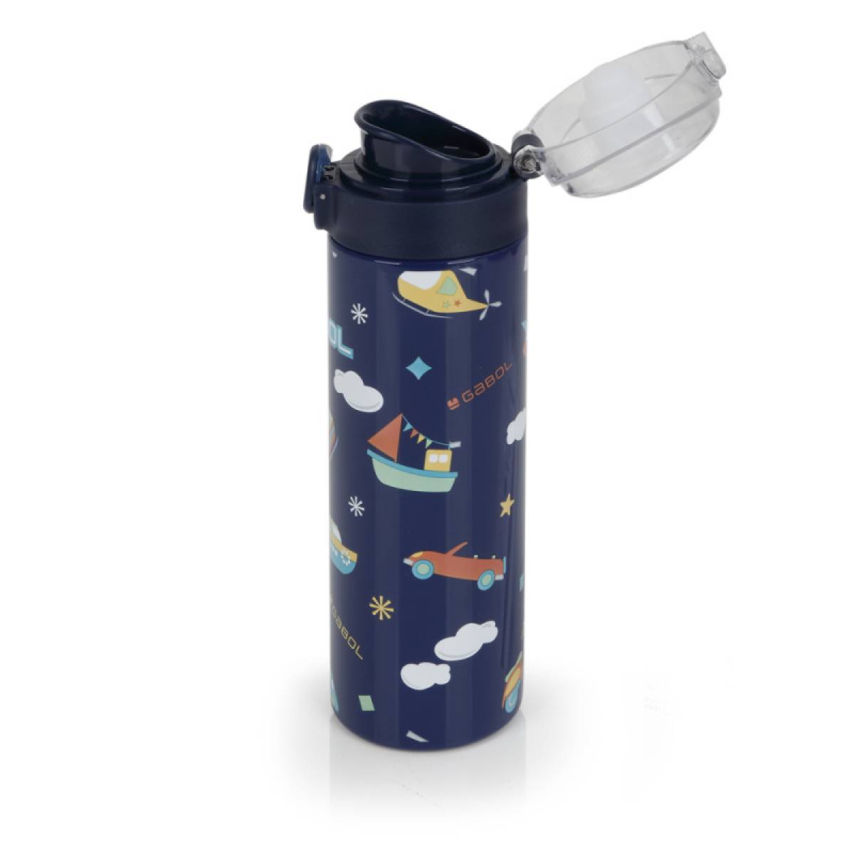 Gabol School Stainless Steel Bottle Speedy 6.5x22.5x6.5cm 600ml#238252/2026 Navy Blue