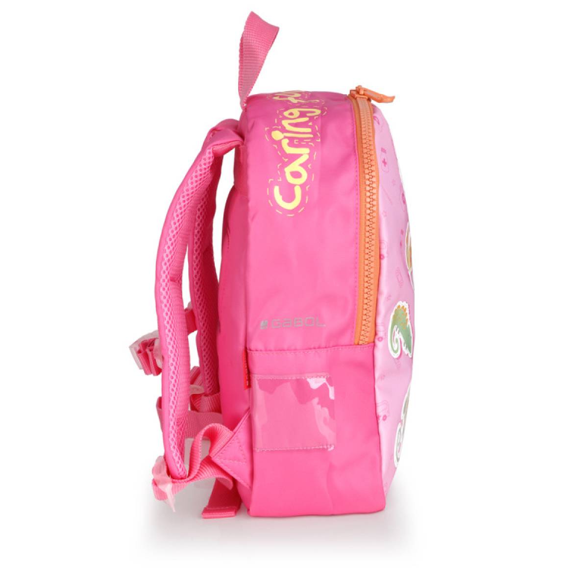 Gabol School Backpack Small 1 Part Betty Staff 25x31x11cm#237361/2026 Pink.