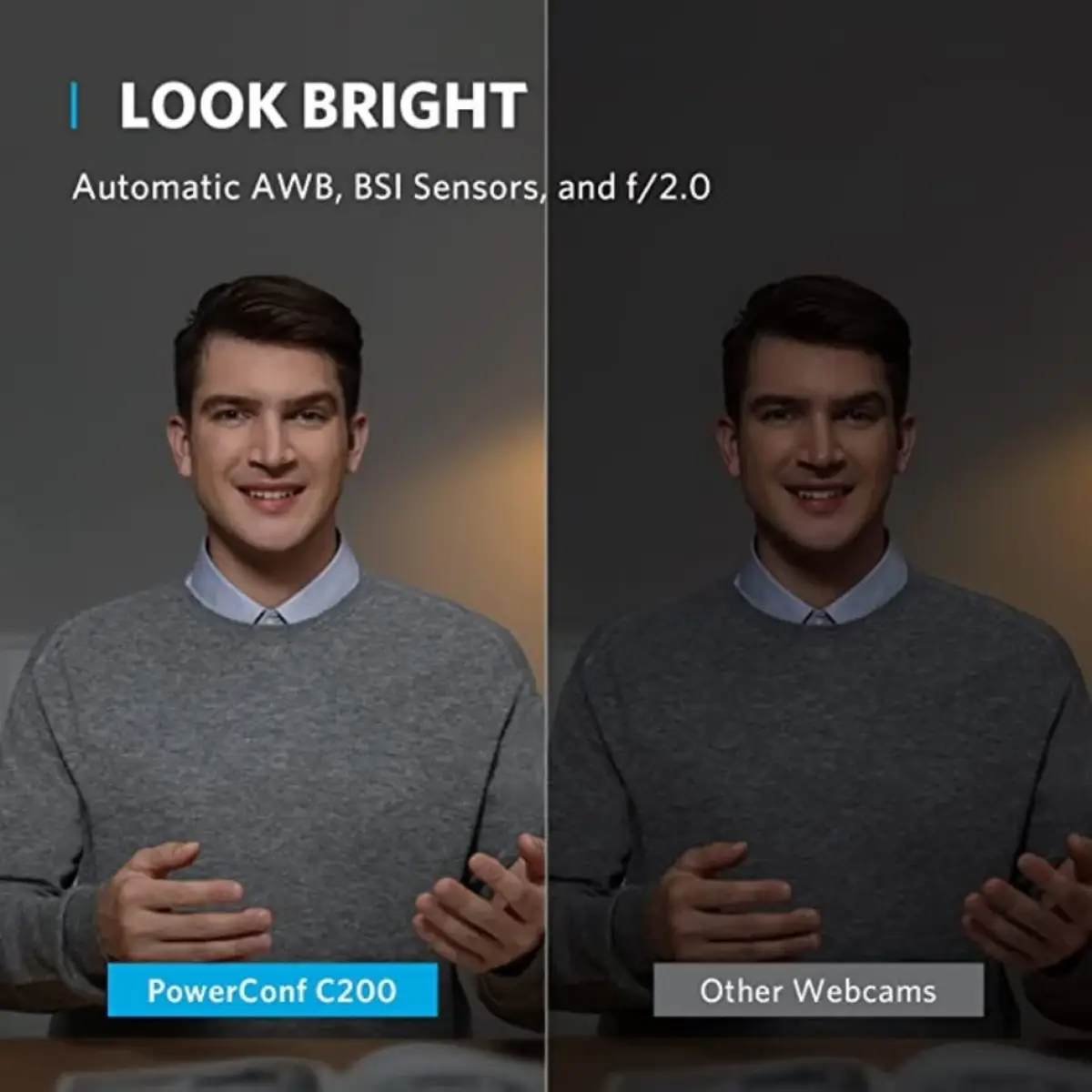 Anker PowerConf C200 Webcam 2K