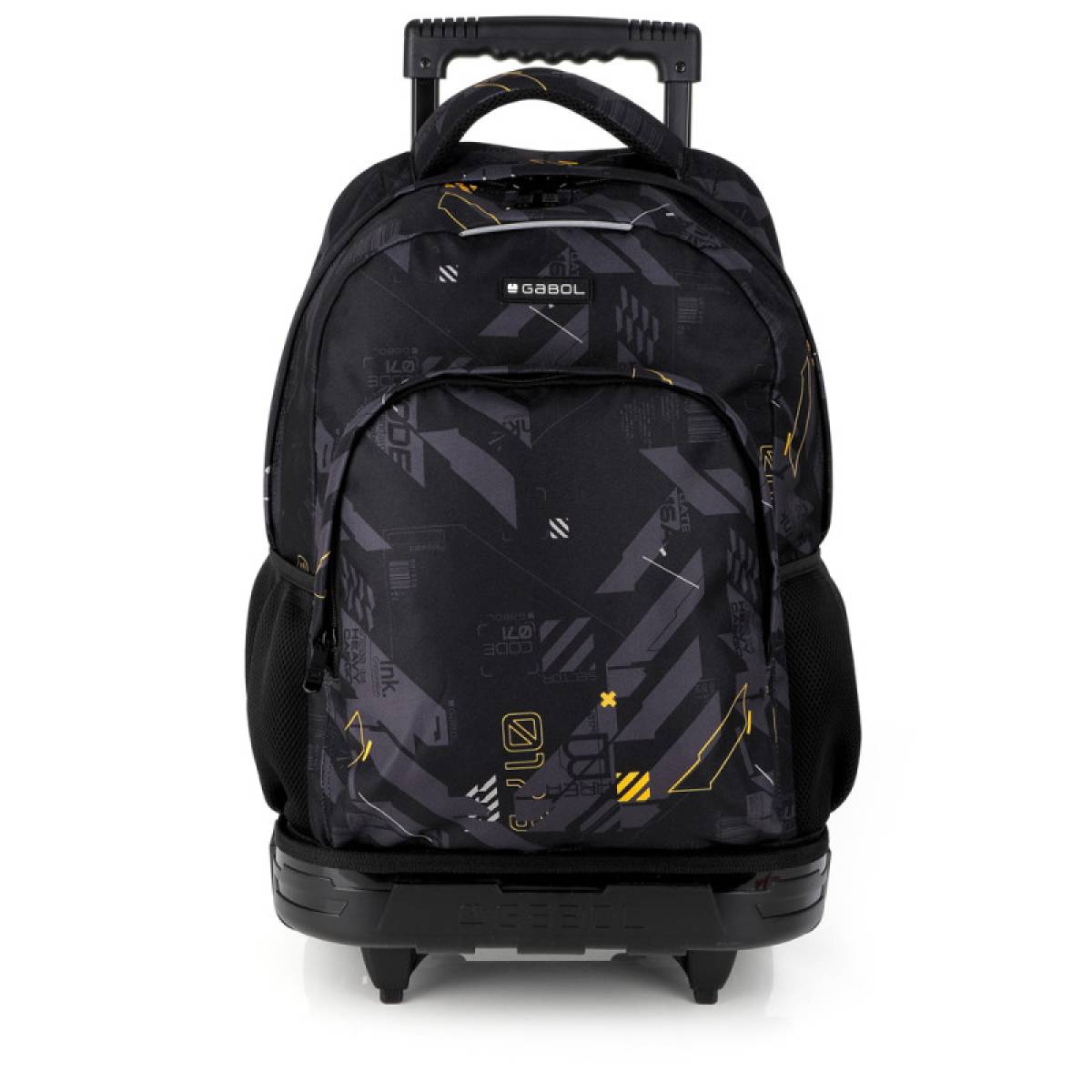 Gabol School Detachable Trolley Backpack Byte 34x46x20cm#238684/2026 Black.