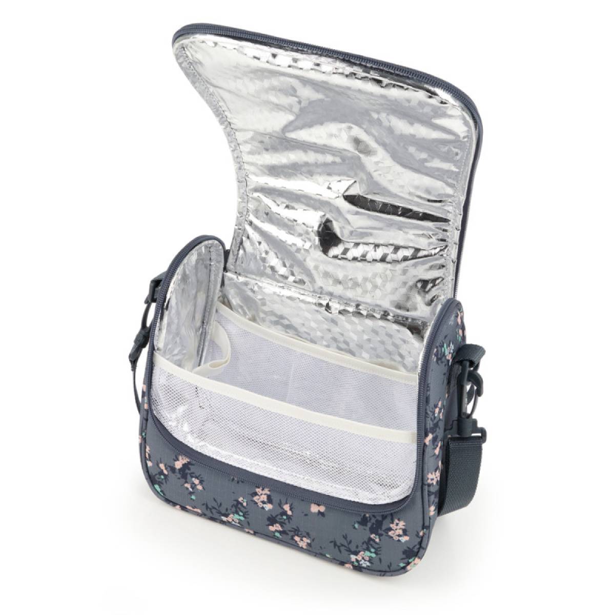 Gabol School Thermal Lunch Bag 1 Parts Secret 25x21x13cm#238032/2026 Grey.