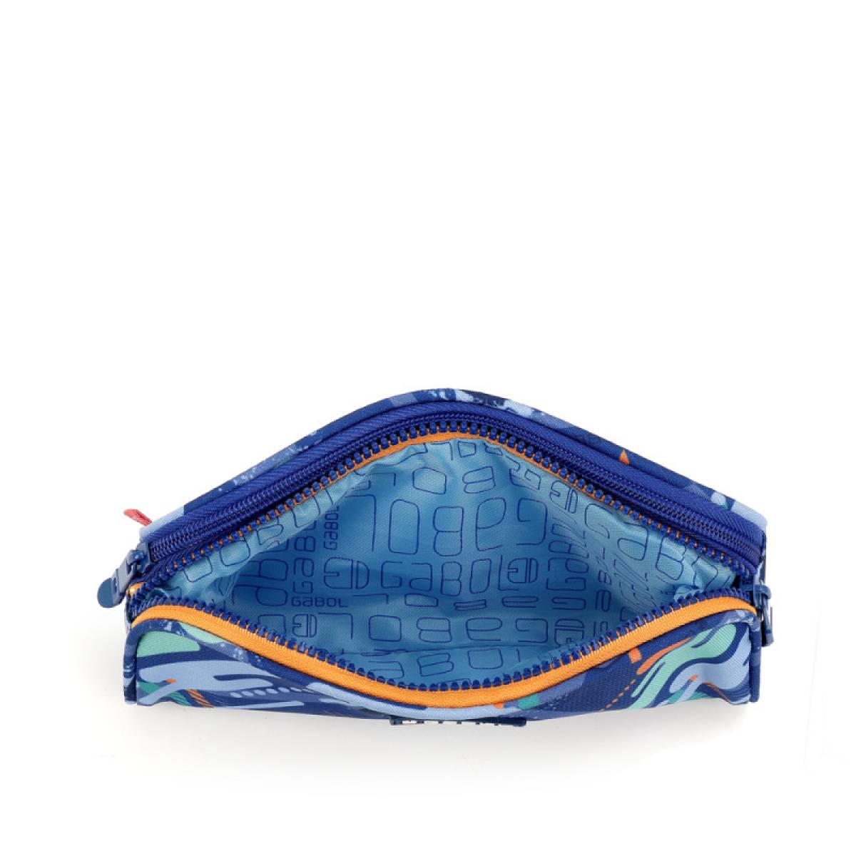 Gabol School Pencil Case 2 Parts Crew 22x8x6cm#238431/2026 Blue.