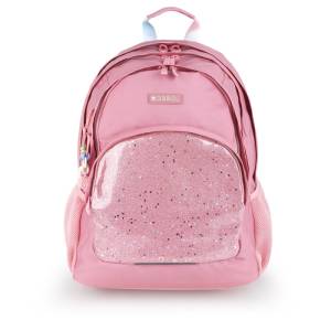 Gabol School Backpack 3 Parts Glam 32x44x18cm#237640/2026 Pink Purple.