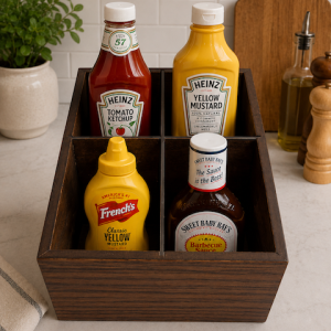 Wooden Bottles Display