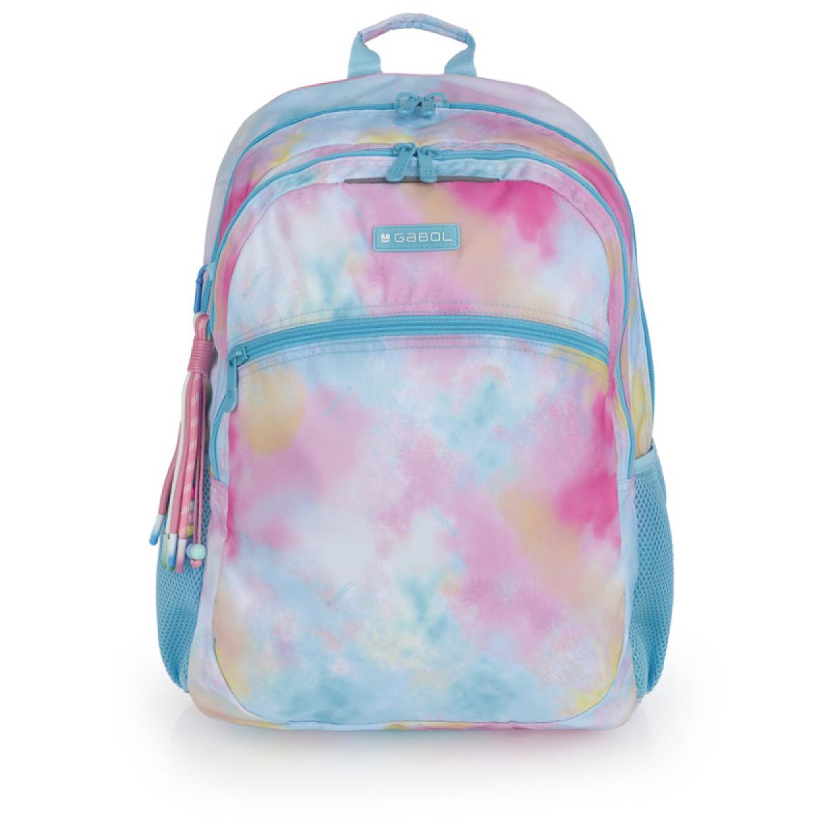 Gabol School Backpack 2 Parts Mystic 34x46x20cm#237996/2026 Sky Blue.
