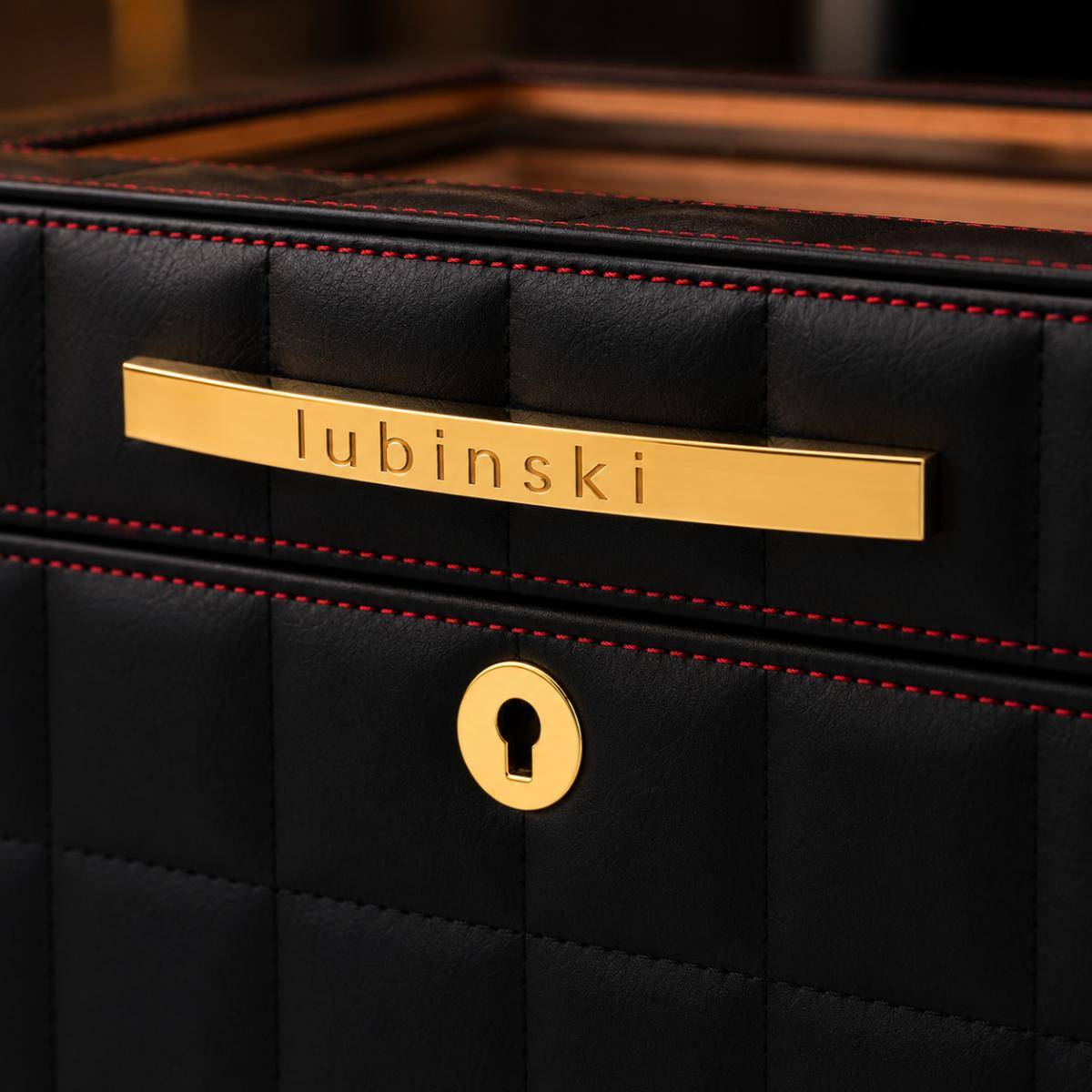 Hemingway Lubinski Cigar Humidor – 50 Cigar Luxury Storage Box, Hmw-yja60011