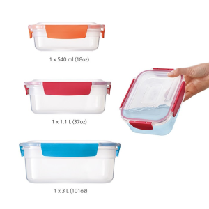 Joseph Joseph Duo Storage Container 3 Pcs Set, Multicolour