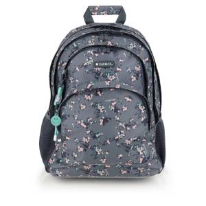 Gabol School Backpack 3 Parts Secret 32x44x18cm#238040/2026 Grey.