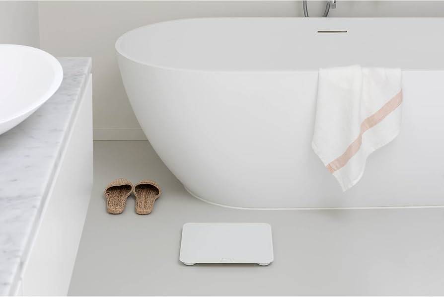 Brabantia Digital Bathroom Scale - White, Large,led