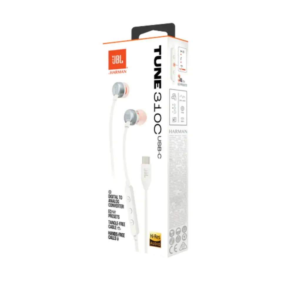 JBL Tune 310C USB-C Wired Earphones