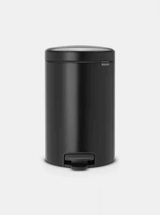 Brabantia Pedal Bin newIcon 12L Plastic Inner Bucket Matt Black