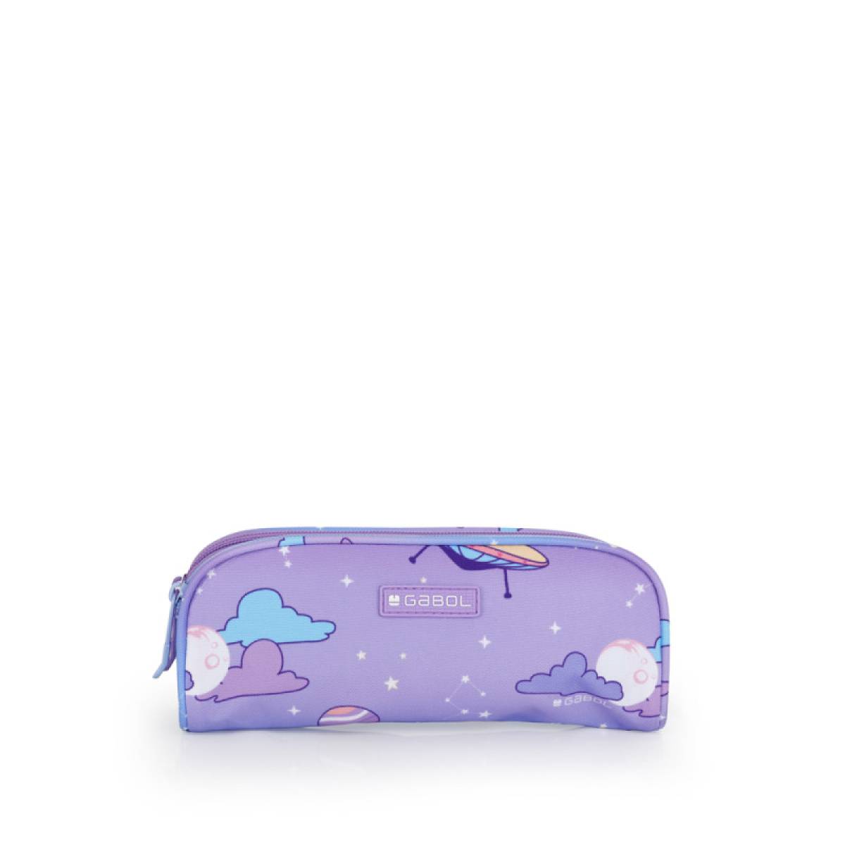 Gabol School Pencil Case 2 Parts Cosmos 22x8x6cm#237431/2026 Light Purple.