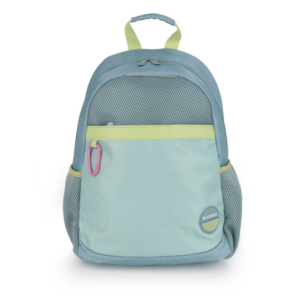 Gabol School  Backpack 1 Parts Whisper 31x41x15cm#238106/2026 Mint Green.