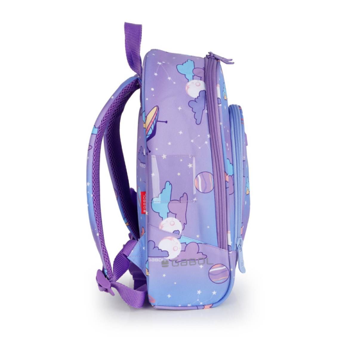 Gabol School Backpack Small 1 Parts Cosmos 27x34x12cm#237428/2026 Light Purple.
