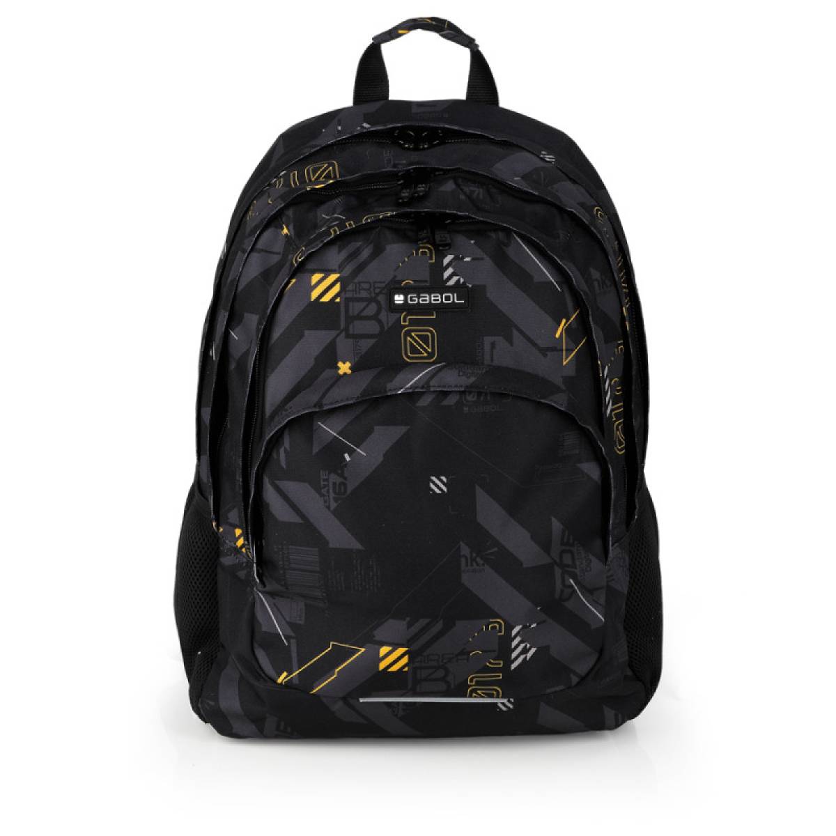 Gabol School Backpack 3 Parts Byte 32x44x18cm#238640/2026 Black.