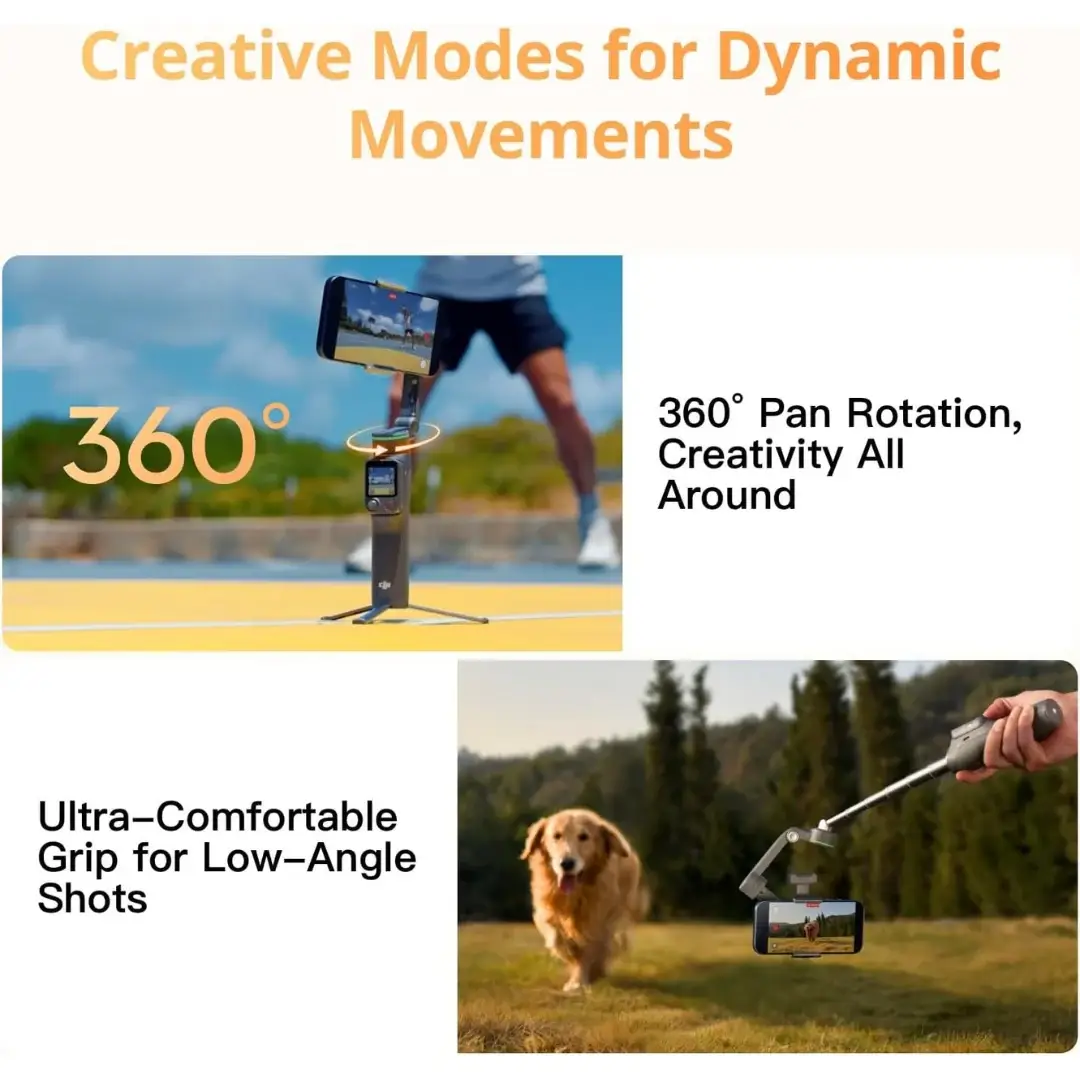 DJI Osmo Mobile 8P Gimbal Advanced Tracking Combo