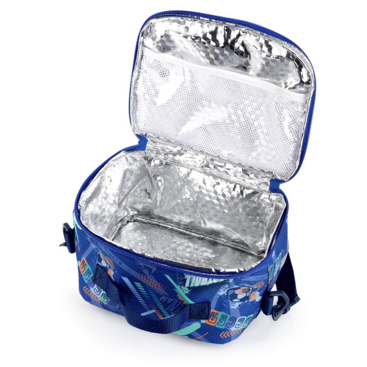 Gabol School Thermal Lunch Bag 1 Parts Crew 23x18x14cm#238473/2026 Blue.