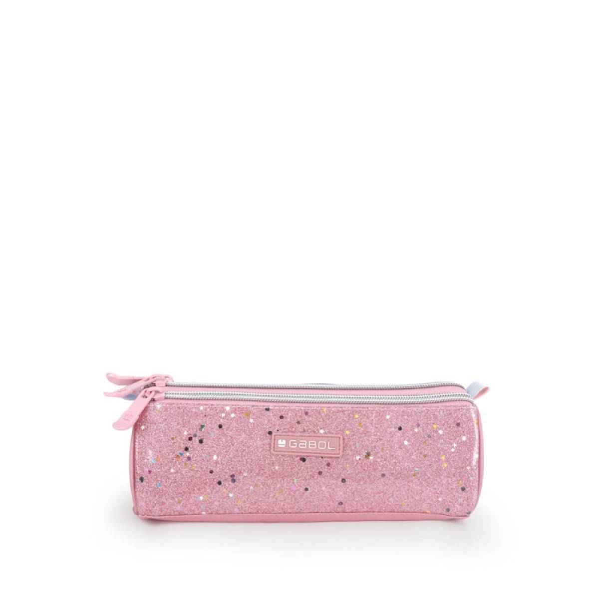 Gabol School Pencil Case 3 Parts Glam 22x7x7cm#237609/2026 Pink.