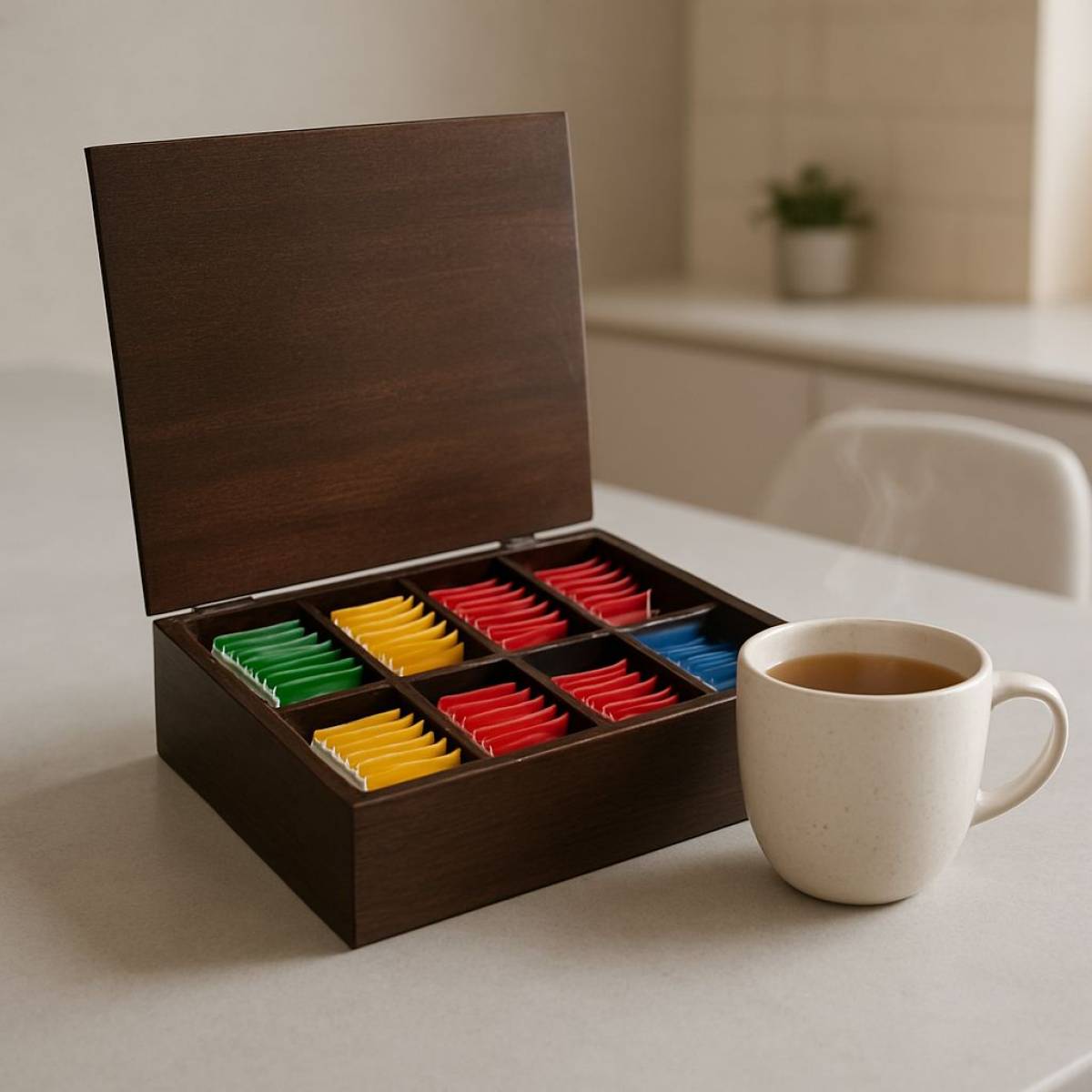 Wooden Tea Box Wenge